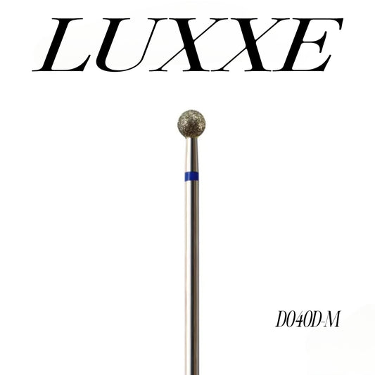 LUXXE Ball shape High Quality Manicure Machine Medium Diamond Nail Drill Bit 3/32
