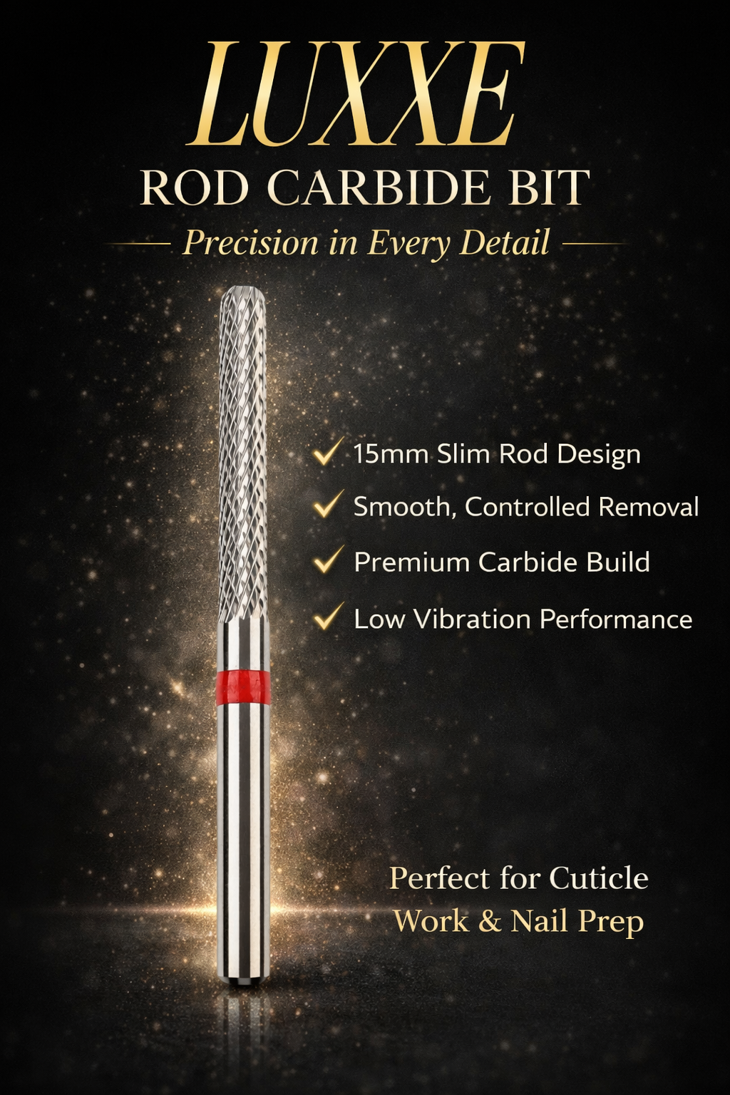 LUXXE Rod Carbide 15mm drill bit 3/32